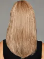 Straight Blonde Human Hair Long Wigs