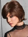Wavy Brown Synthetic Short Wigs