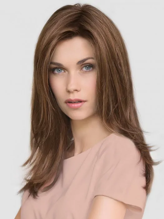 Straight Brown Layered The Synthetic Wigs