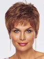 Cheap Straight Cropped Capless Wigs For Cancer