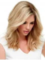 Cheapest 16 inch Wavy Without Bangs Human Hair Wigs