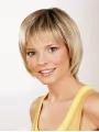 Capless Synthetic 10 inch Straight Ombre/2 tone Chin Length Graduated Bob Wigs
