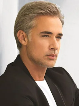 New Arrival 6 inch Straight Blonde Classic Men Wigs