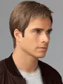 New Arrival 6 inch Straight Brown Classic Men Wigs