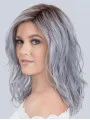 12 inch Ombre/2 Tone Shoulder Length Without Bangs Wavy Good Synthetic Wigs