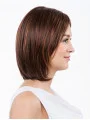Capless Synthetic 11 inch Straight Red Shoulder Length Wig Bobs