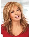 Flexibility Layered Straight Brown Long Wigs