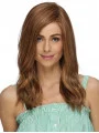 Long Hairstyles Brown Synthetic Without Bangs Lace Front Wigs
