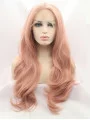 Synthetic Lace Front 26 inch Wavy Ombre/2 Tone Layered Long Wigs