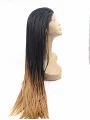 38 inch Curly Synthetic Ombre/2 Tone Without Bangs Long Lace Front Wigs
