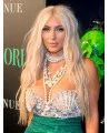Lace Front 24 inch Wavy Blonde Long Remy Human Hair Kim Kardashian Wigs