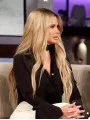 Blonde 24 inch Without Bangs Wavy Long Synthetic Lace Front Kim Zolciak Wigs