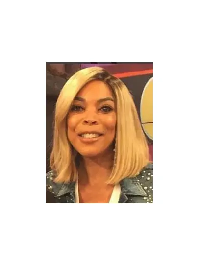14 inch Lace Front Remy Human Hair Bobs Shoulder Length Blonde Straight Wendy Williams Wigs
