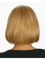 Convenient Blonde Straight Chin Length Celebrity Wigs
