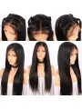 Straight Lace Front Human Hair Wigs With Baby Hair Pre Plucked Brazilian Lace Front Wig