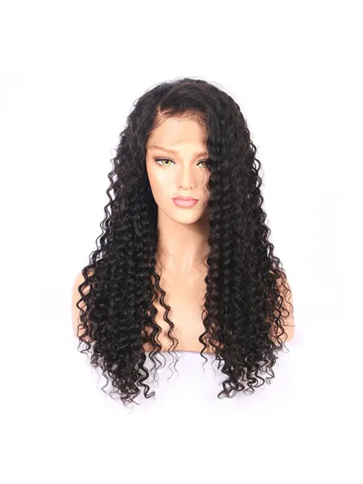 Full Lace Human Hair Wigs With Baby Hair Brazilian Remy Hair Water Wave Full Lace Wigs