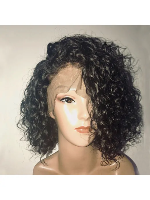 Short Full Lace Human Hair Wigs With Baby Hair Brazilian Remy Hair Lace Front Wigs