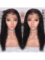 Curly Lace Front Human Hair Wigs Pre Plucked With Baby Hair Brazilian Remy Hair Lace Front Wigs