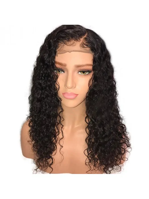 Curly Lace Front Human Hair Wigs Pre Plucked With Baby Hair Brazilian Remy Hair Glueless Lace Front Wigs For Women
