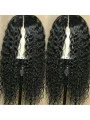 Lace Front Human Hair Wigs For Black Women Pre Plucked Curly Lace Wigs