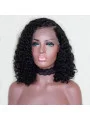 Lace Front Human Hair Wigs Pre Plucked With Baby Hair Brazilian Remy Curly Short Human Hair Bob Wigs