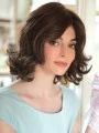Natural 12 inch Wavy Layered Synthetic Wigs