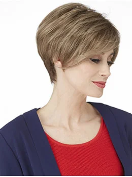 Sassy 6 inch Straight Boycuts Synthetic Wigs