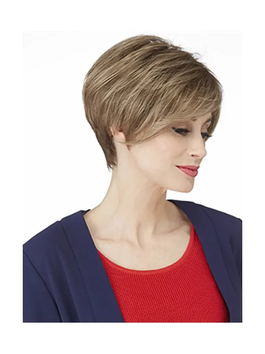 Sassy 6 inch Straight Boycuts Synthetic Wigs