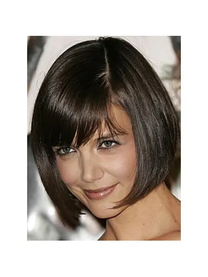 Cool Monofilament Straight Chin Length Lace Front Wigs