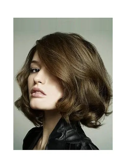 Tempting Lace Front Wavy Chin Length Bob Wigs