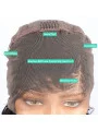 360 Lace Frontal Wig Pre Plucked With Baby Hair Brazilian Remy Straight Lace Front Human Hair Wigs