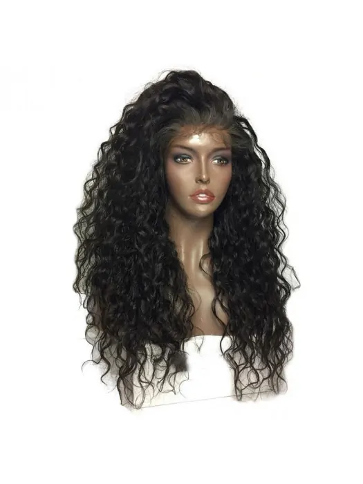 360 Lace Frontal Wig Pre Plucked With Baby Hair Water Wave Lace Front Human Hair Wigs Brazilian Remy Hair