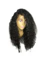 180 per Density Curly Remy Hair Pre Plucked Hairline With Baby Hair Bleached Knots