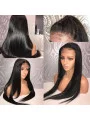 250 per Density Pre Plucked With Baby Hair Straight Brazilian Lace Front Human Hair Wigs