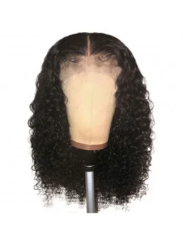 Curly Lace Front Human Hair Wigs Brazilian Lace Front Wig With Baby Hair