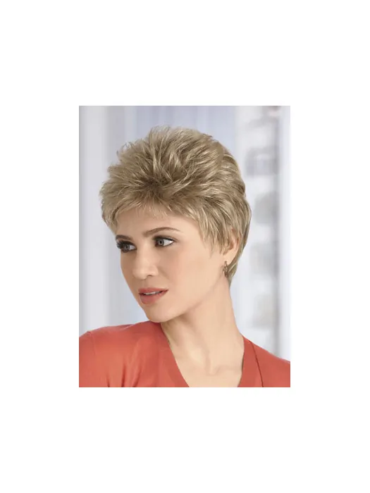 Blonde Wavy Synthetic Incredible Short Wigs