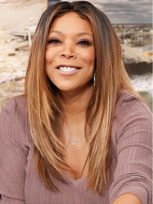 Straight 20  inch Wendy Williams Inspired Celebrity Two Tone Wigs