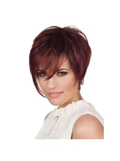 Cheap Lace Front Straight Short Celebrity Wigs