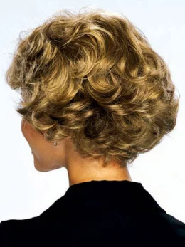 Comfortable Blonde Curly Short Classic Wigs