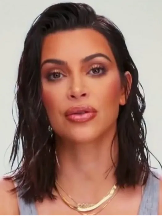 12 inch Synthetic Black Wavy Kim Kardashian Wigs
