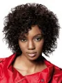 Shining Brown Chin Length African American Wigs