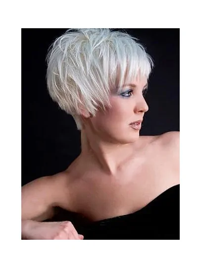 Straight Synthetic Easy Short Wigs