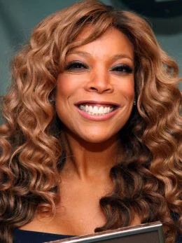 Curly 18  inch Capless Shoulder Length Wendy Williams Wigs