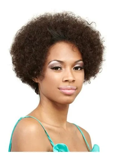 Lace Front Curly Indian Remy Hair Wholesome Short Wigs