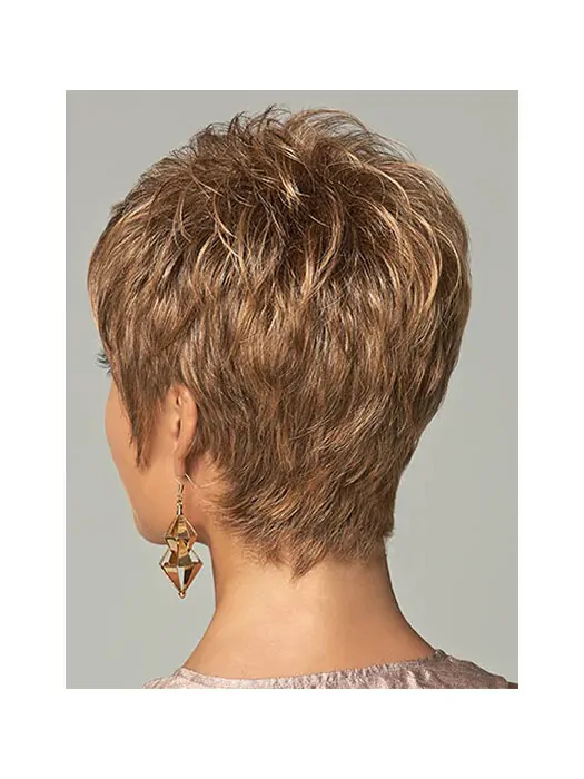 Hairstyles Brown Straight Cropped Wigs