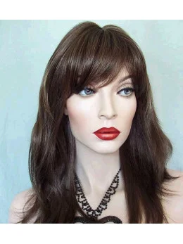 Lace Front Straight Synthetic Fashionable Long Wigs