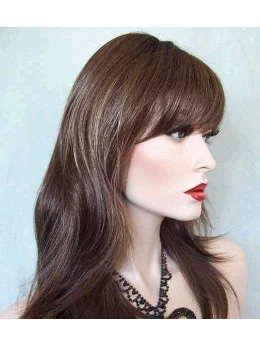 Lace Front Straight Synthetic Fashionable Long Wigs