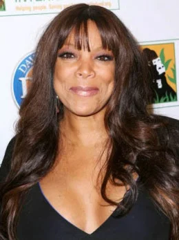 22  inch Brown Lace Front Wigs With Bangs Wendy Williams