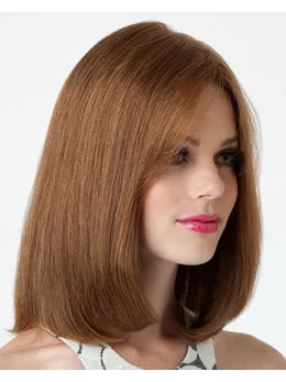 Graceful Lace Front Straight Shoulder Length Remy Human Lace Wigs
