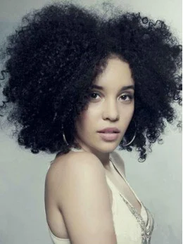 African American Fashion Human Hair Kinky Curly Human Hair
